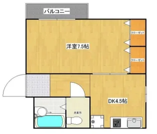 ローズマンション【3階】の間取り