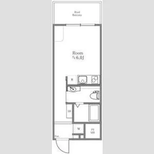 ライオンズマンション門前仲町第6【3階】の間取り