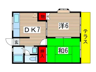 SST・ロイヤルマンション【1階】の間取り