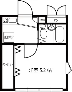 マグノリア東中野【2階】の間取り