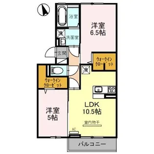 リバーサイド ガーデン【2階】の間取り