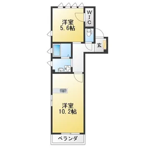 BRILLIANT【1階】の間取り