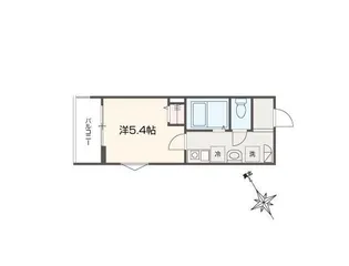 MELLAS海の公園駅【3階】の間取り