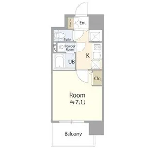 エスリード千種パークフロント【2階】の間取り