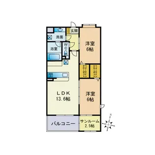 TAIYO【2階】の間取り