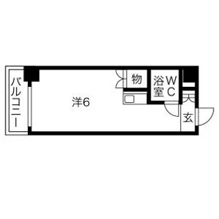 シティコア岐阜【2階】の間取り