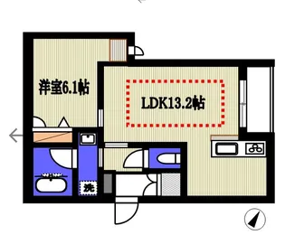 パルテール【1階】の間取り