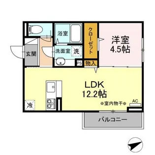 D-room住吉A【3階】の間取り