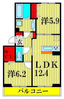 Ferro Palazzo C棟【3階】の間取り