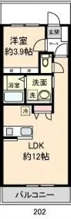 ODIN【2階】の間取り
