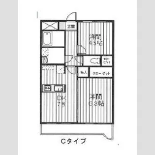 パルメゾン泉【4階】の間取り