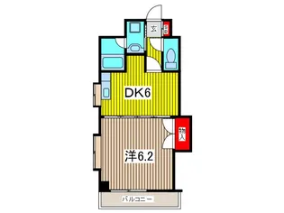 ティアラ21【6階】の間取り