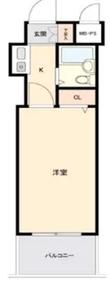 ホーユウパレス吉野町【6階】の間取り