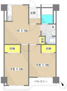 フォレスト・ハイツ【3階】の間取り