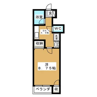第2コーポシモダ【3階】の間取り