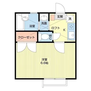 グリシーヌ成城【1階】の間取り