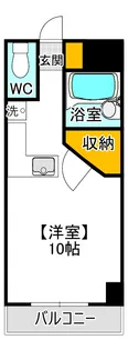 ソレイユ大元上町【2階】の間取り