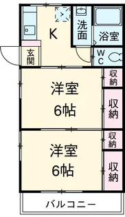 フジハイツ【2階】の間取り