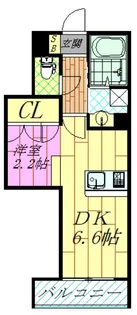 ラ・ソレイユ瑠璃【1階】の間取り