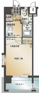 エンクレスト博多II【10階】の間取り