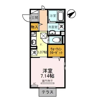 ボン セジュール彩【1階】の間取り