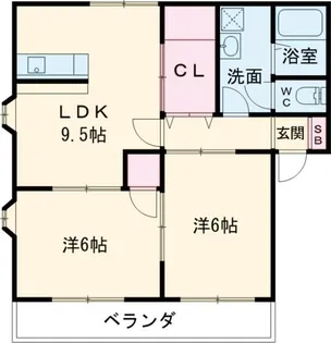ステイシアIII大嶋レジデンスB【1階】の間取り