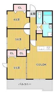 オーセンティック西京II【2階】の間取り