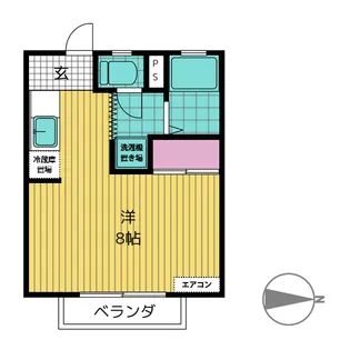 メローハウス【1階】の間取り