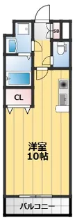 エクセレント上新15【12階】の間取り