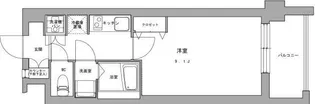 ミュージション武蔵中原【4階】の間取り