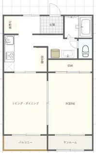 プレジール小杉【2階】の間取り