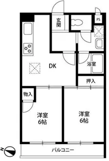 サンヒルズ東戸塚【1階】の間取り