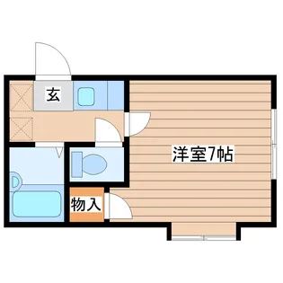 ハイム向山【1階】の間取り