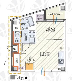 b’CASA田園調布【3階】の間取り