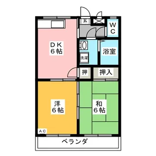 メゾン宮下【2階】の間取り