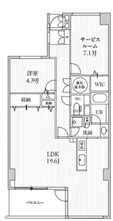 TLRレジデンス磯子駅前【4階】の間取り