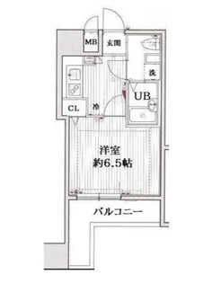グランド・ガーラ西麻布【10階】の間取り