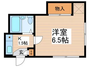 ハイツ黒田【1階】の間取り
