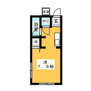 フジハイツ【1階】の間取り