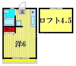 メイプルヒルズ小金原【2階】の間取り