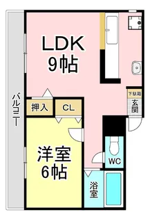 コーポグリーンヒル【4階】の間取り