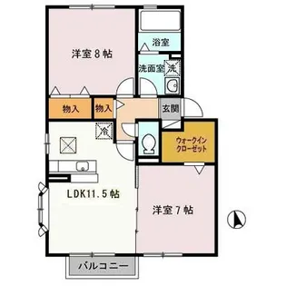 ルピナ C【1階】の間取り