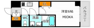 レオンコンフォート天王寺ヒルズ【7階】の間取り