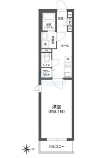 コンポジット王子【4階】の間取り