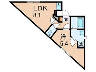 アズ東池袋レジデンス【1階】の間取り