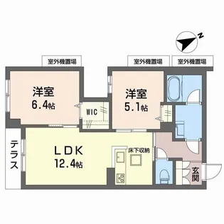 LUCE【1階】の間取り