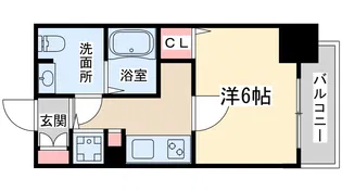 プレサンス天神橋ディオレ【9階】の間取り