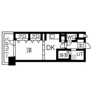 プレジール三ノ宮III【9階】の間取り