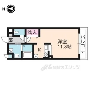 京町壱番館【2階】の間取り