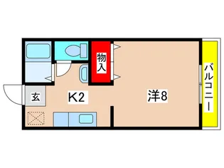 セゾンキタカドI【2階】の間取り